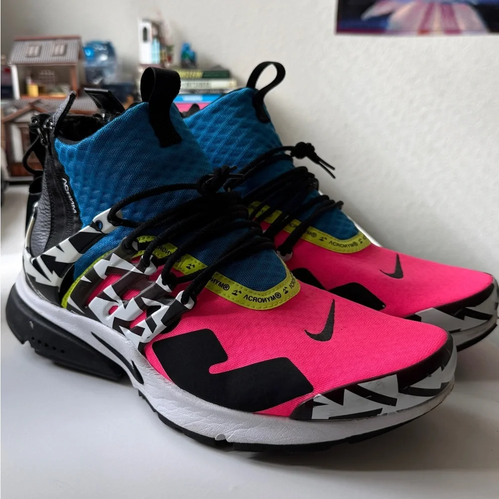 Nike Air Presto Mid x Acronym Racer Pink - Picture 1 of 6